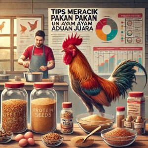 Tips Meracik Pakan untuk Ayam Aduan Juara